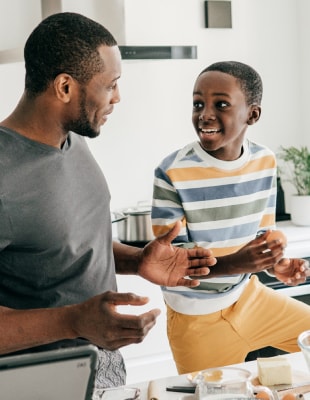 Improving Quality of Life - Father and son bonding